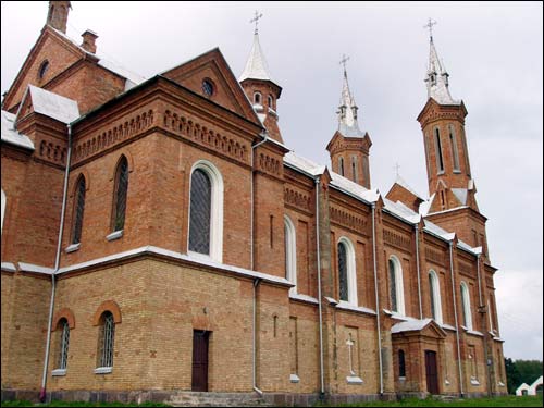 Nača. Catholic church of the Immaculate Conception of Blessed Virgin Mary