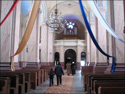 Nača. Catholic church of the Immaculate Conception of Blessed Virgin Mary