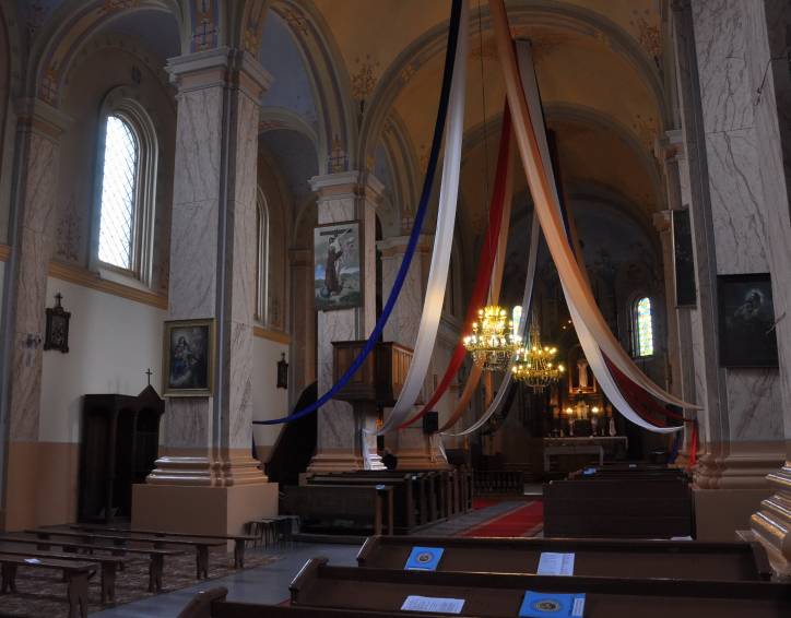 Nača. Catholic church of the Immaculate Conception of Blessed Virgin Mary