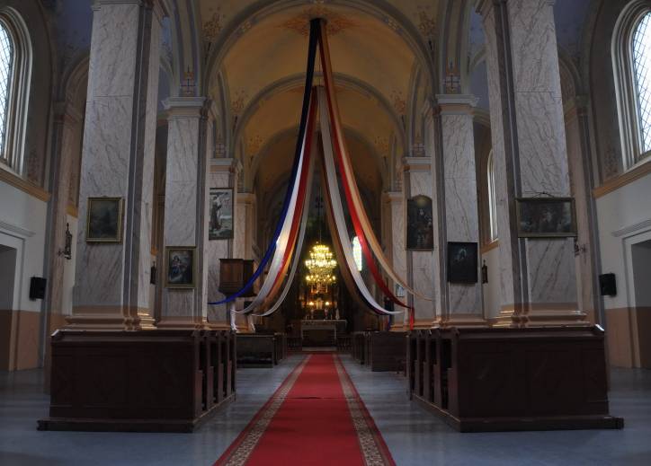 Nača. Catholic church of the Immaculate Conception of Blessed Virgin Mary