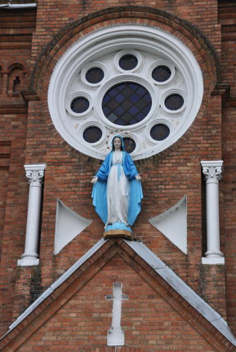 Nača. Catholic church of the Immaculate Conception of Blessed Virgin Mary