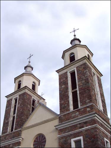 Raduń. Catholic church of Mother of God of the Rosary