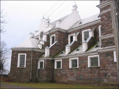 Raduń. Catholic church of Mother of God of the Rosary