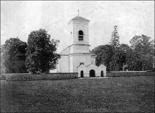  - Касцёл Святой Тройцы. Касьцёл на фотаздымку пач. XX ст.