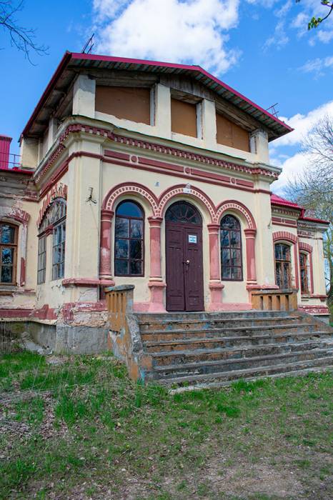  - Сядзіба . Галоўны фасад. Фрагмент