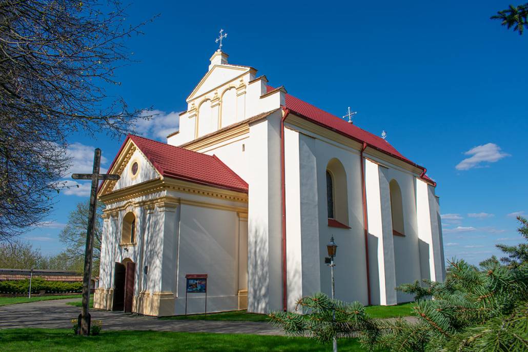 Kramianica. Catholic church of the Corpus Christi and St. George