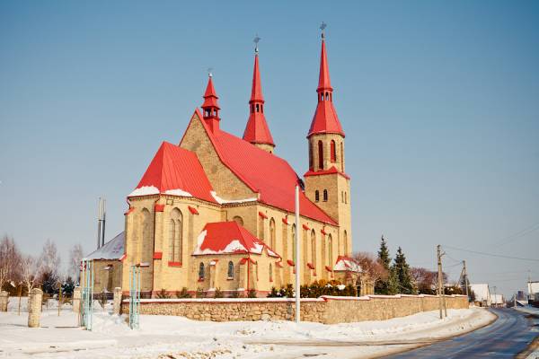 Zelva. Catholic church of the Holy Trinity
