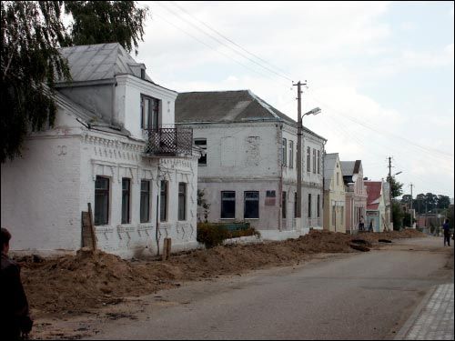  - Вуліцы мястэчка . Камяніцы кан. 19 ст.