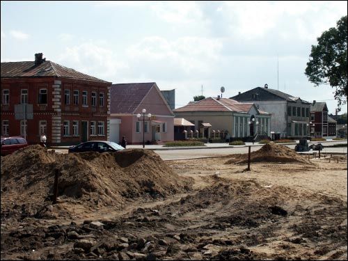  - Вуліцы мястэчка . Былая рынкавая плошча