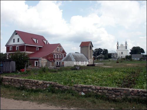  - Вуліцы мястэчка . Рэканструяваны будынак старога млына