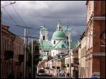 Касьцёл езуітаў. Від з боку кляштара брыгітак Гродна. Краявіды