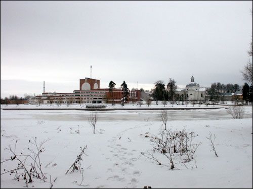  - Вуліцы гораду . Від з боку палаца Сцыпіёнаў
