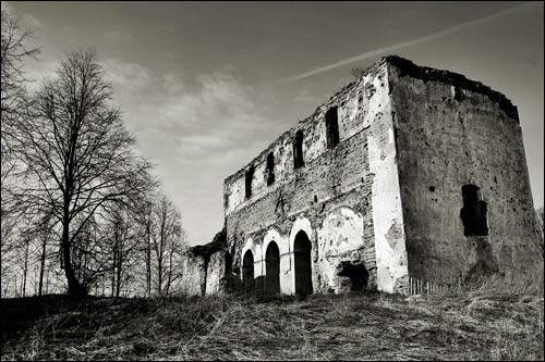  - Cerkiew (ruiny). Widok ogólny