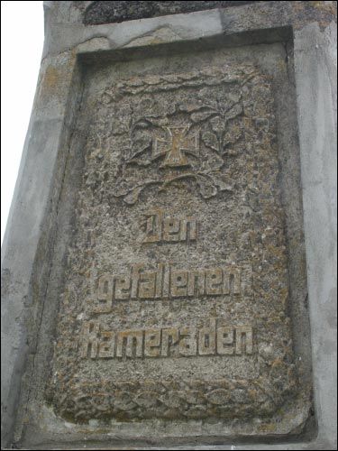  - Могілкі вайсковыя часоў 1-й сусветнай вайны . Den gefallenen Kameraden