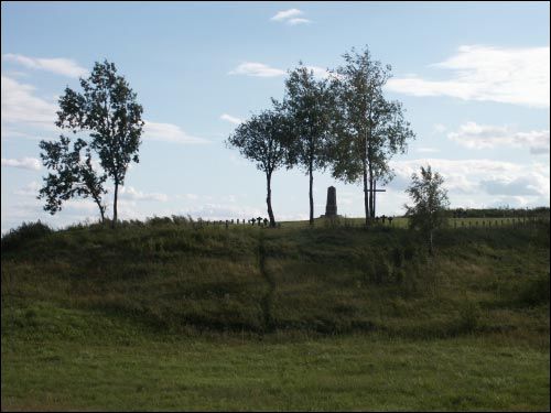  - Могілкі вайсковыя часоў 1-й сусветнай вайны . Могілкі вайсковыя германскія. Від з дарогі