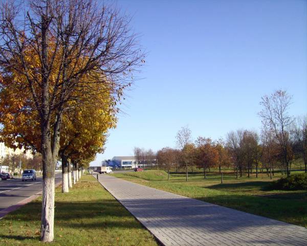 Lida. Town streets 