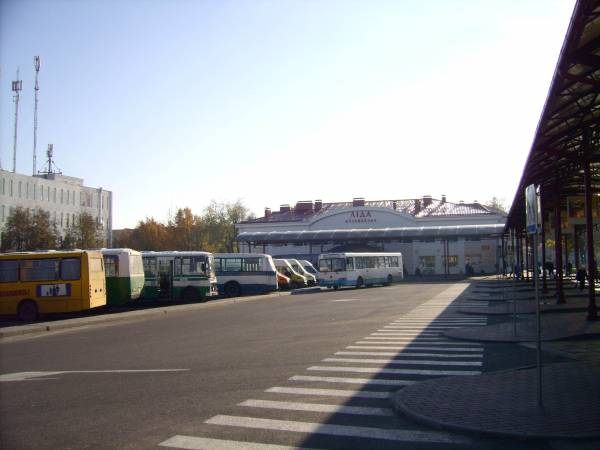 Lida. Town streets 