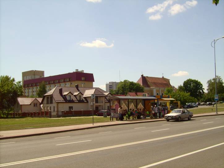 Lida. Town streets 