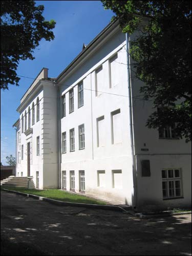Navahrudak.  The building of the former Navahrudak Belarusian gymnasium