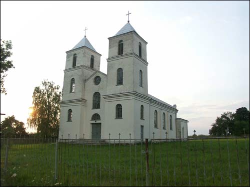 Juškievičy. Catholic church 