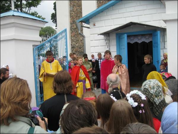 Nakryški. In the village 