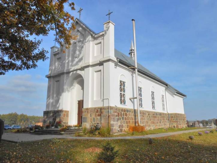 Krošyn. Catholic church of the Corpus Christi
