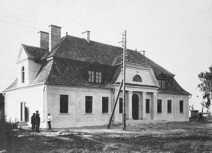  - Пейзажи . ЖД Вокзал в деревне Лесная