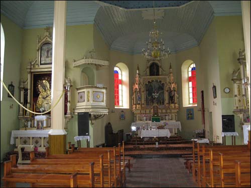 Krupava. Catholic church of the Holy Trinity