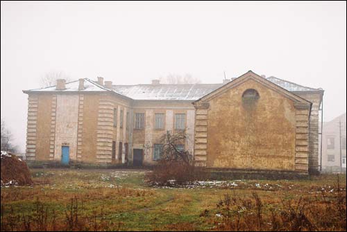 Porazava. Town streets 