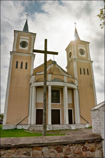 Pieršamajskaja (Sabakincy). Catholic church of the Exaltation of the Holy Cross