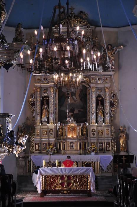 Novaja Myš. Catholic church of the Transfiguration of the Lord