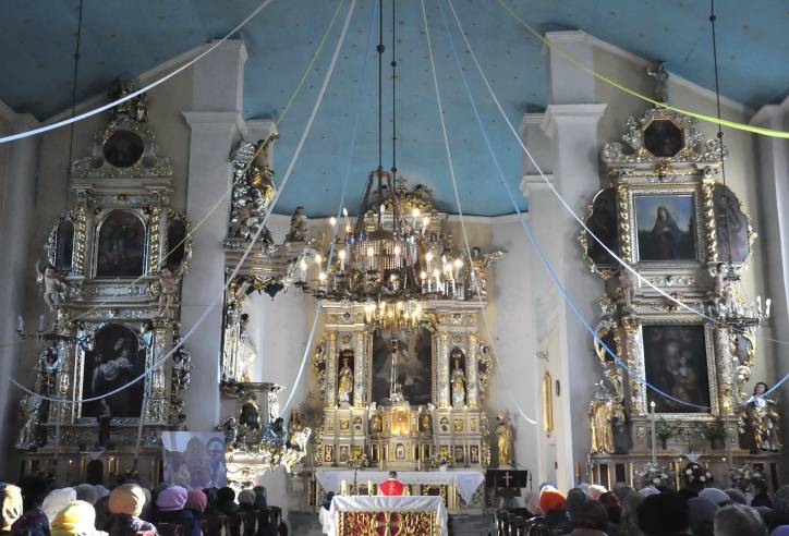 Novaja Myš. Catholic church of the Transfiguration of the Lord