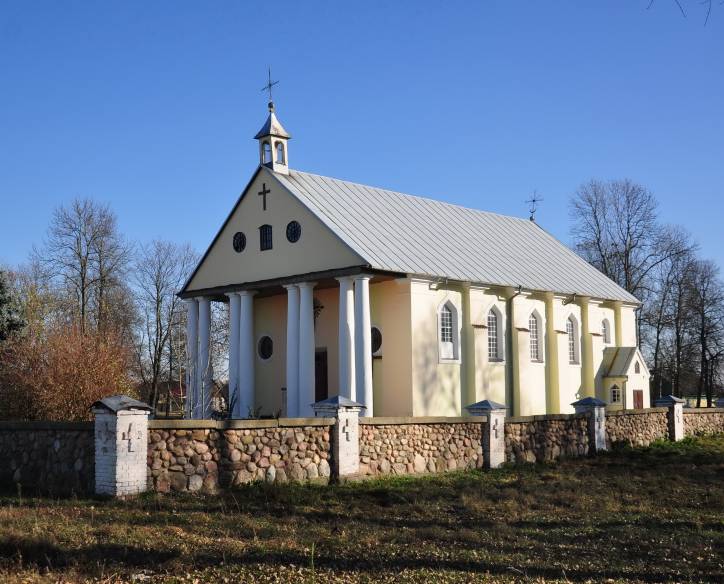 Novaja Myš. Catholic church of the Transfiguration of the Lord