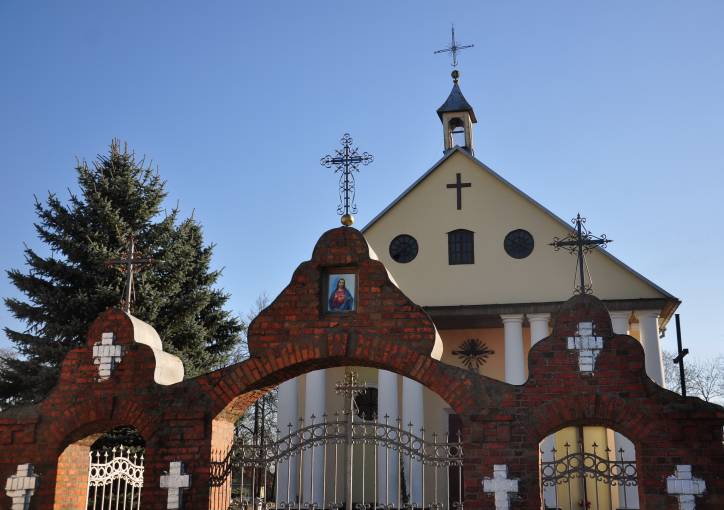 Novaja Myš. Catholic church of the Transfiguration of the Lord