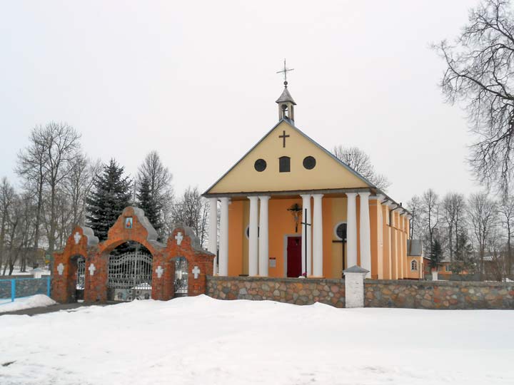 Novaja Myš. Catholic church of the Transfiguration of the Lord