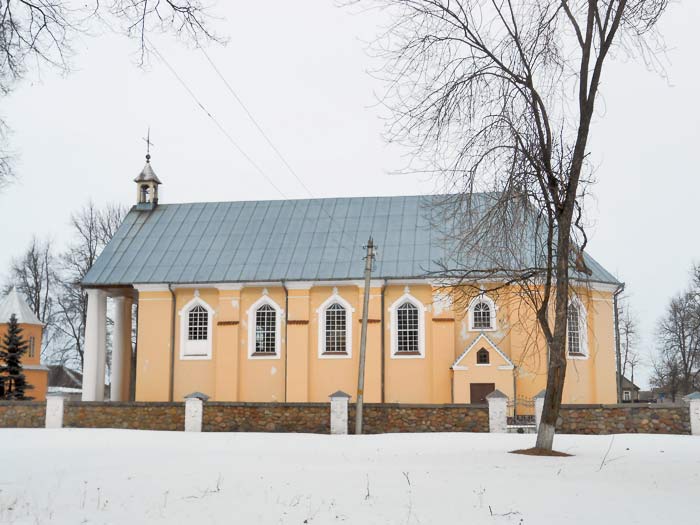Novaja Myš. Catholic church of the Transfiguration of the Lord