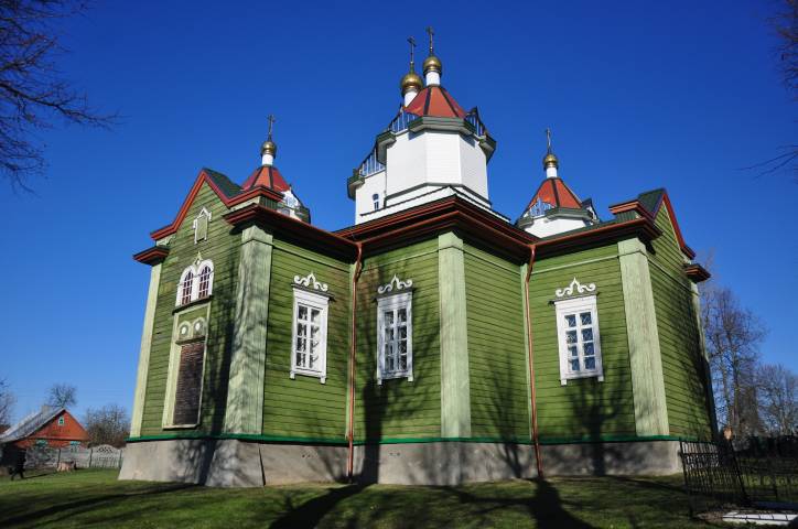 Novaja Myš. Orthodox church of the Transfiguration