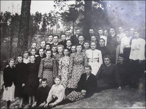 Daŭhiałaŭščyna. Old photos of the village 