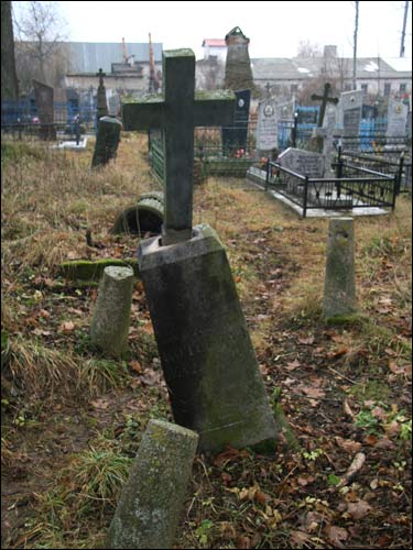  - Cmentarz stary chrześcijański. Fragment cmentarza