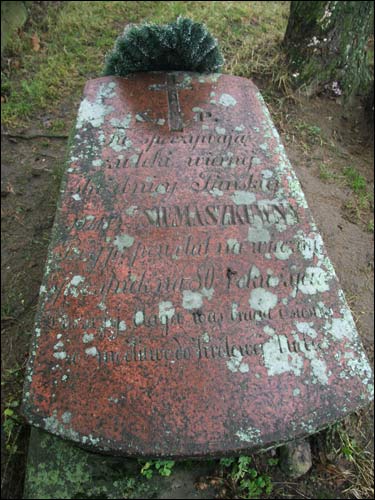  - Cmentarz stary chrześcijański. Nagrobek Jozefy Siemaszkówny