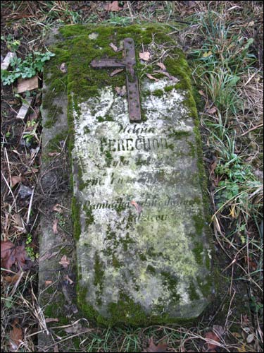  - Cmentarz stary chrześcijański. Nagrobek Heleny Perechod