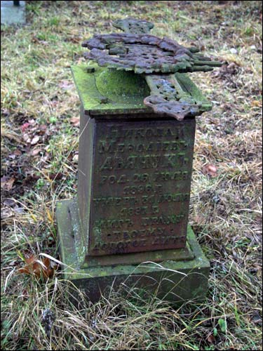  - Cmentarz stary chrześcijański. Pomnik nagrobny Mikołaja Diaczuka (†1897)