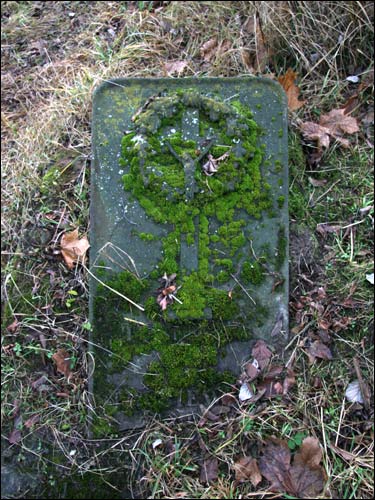  - Cmentarz stary chrześcijański. Nagrobek