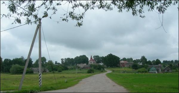 Adelsk. In the village