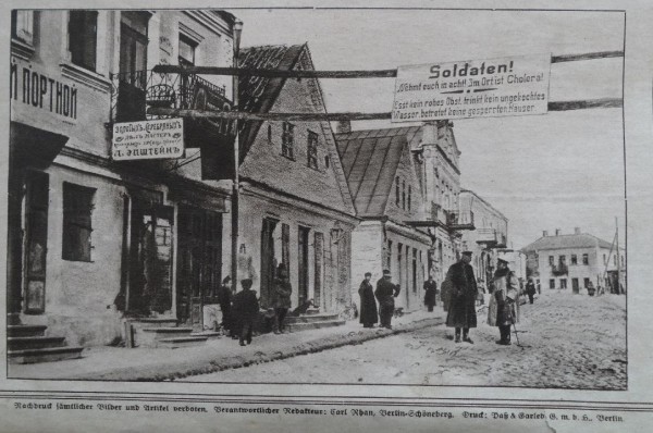  - Old postcards with town views . 