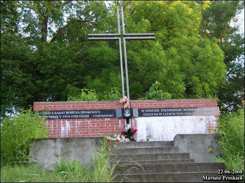 Слонім. Могілкі польскія вайсковыя часоў вайны 1920 г.