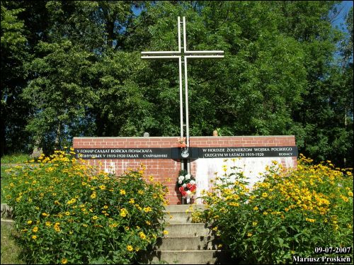  - Могілкі польскія вайсковыя часоў вайны 1920 г.. 
