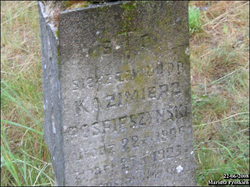 Слонім. Могілкі польскія вайсковыя часоў вайны 1920 г.