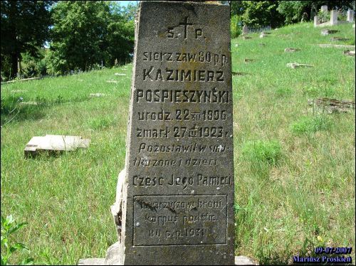  - Могілкі польскія вайсковыя часоў вайны 1920 г.. 