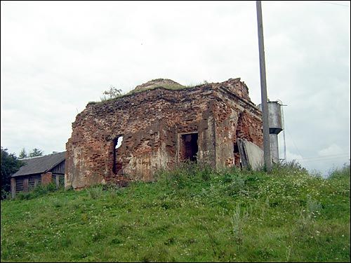 Wiszów |  Cerkiew (ruiny). Ruiny